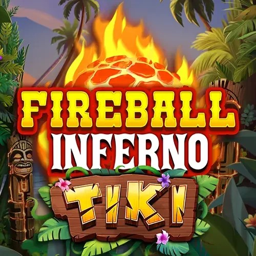 Fireball Inferno Tiki logo by NetEnt Vipzino Casino