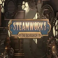 Official Slots logo: Steamworks The Workshop by Peter & Sons at Vipzino Casino